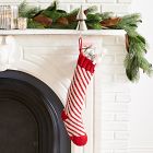Candy Cane Striped Stocking