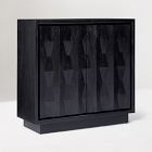 Carved Pattern Solid Wood Cabinet (47")