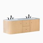 Ellington Floating Double Bathroom Vanity Hardware (63")
