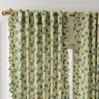 Vine Floral Ruffle Curtain