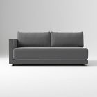 Open Box: Melbourne Left Arm 2 Seat Sofa Bench - Performance Velvet Pewter