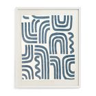 "Brush Stroke" Framed Textile Art by Minted for West Elm