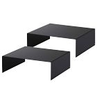Open Box: Yamazaki Riser Shelf, Black, Set of 2