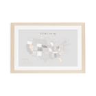 42 Pressed Map - USA