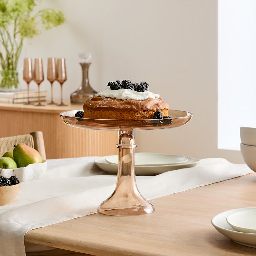 Lotta Cake/Cheese Dome Glass & Ash Wood | West Elm
