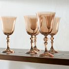 Estelle Colored Glass Regal Goblet Glass (Set of 6)