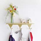 Scout Regalia Wall Rack (18") - Brass