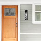 Floating Stand-Off Vertical Number Sign