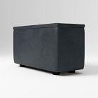 Open Box: Build Your Own Enzo Leather Sectional, 16" Arm With Storage - Ludlow Leather Navy