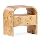 Open Box: Rockwell Burl Nightstand, 22.5", Natural