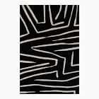 Open Box: Noho Aztec Performance Rug, 9.3'x12.6', Black
