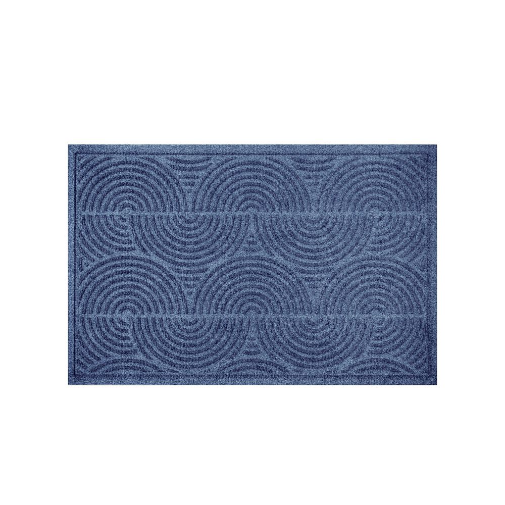 WaterHog Seabring Recycled Doormat - Navy