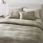 Open Box: Silky TENCEL Striated Full/Queen Duvet, Elm
