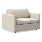 Open Box: Harris Chair-and-a-Half, Poly, Twill, Alabaster