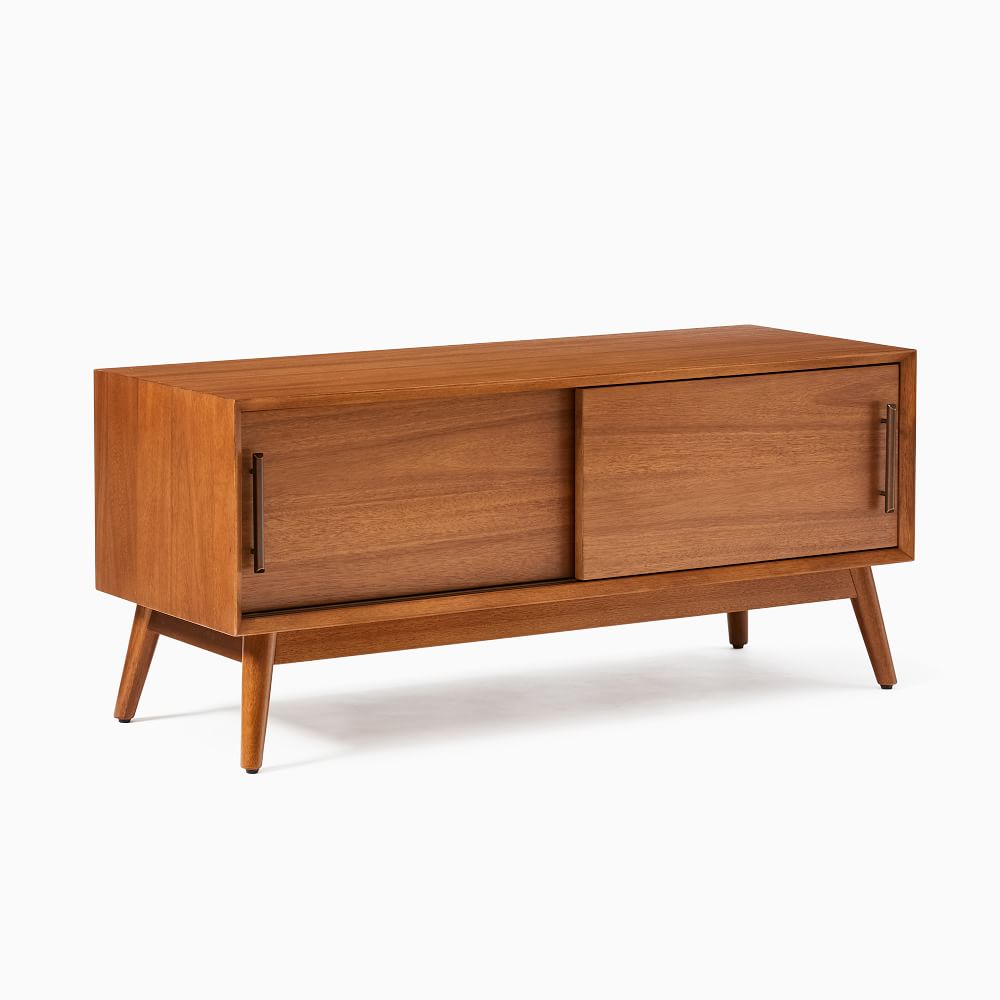 Mid-Century Storage Bench 42” - Acorn