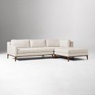 Parker Tufted 3-Piece Ottoman Sectional (97")