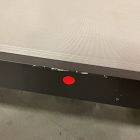 Open Box: Portside Aluminum Outdoor Chaise Lounge - Gray Fabric, Dark Bronze Frame