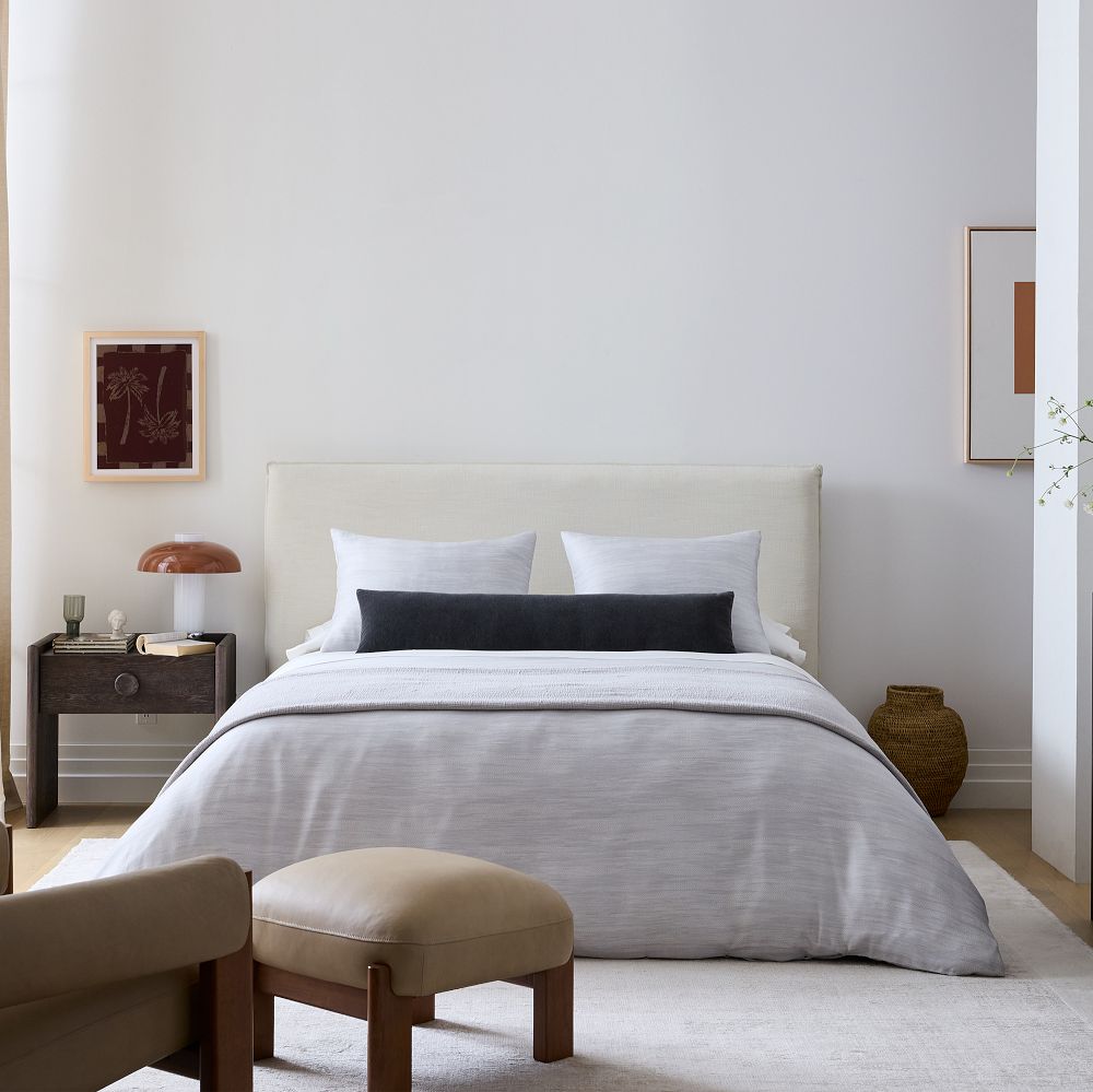 Silky TENCEL™ Striated Duvet Cover & Shams