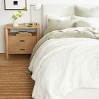 Staggered Glass USB Table Lamp (20&quot;) - Milk