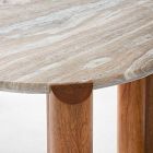 Lorraine Marble Side Table (24")