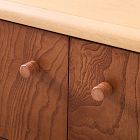 Kyran Wood &amp; Burl Bar Cabinet (31")