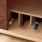 Kyran Wood &amp; Burl Bar Cabinet (31")