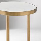 Elwell Marble C-Side Table (15")