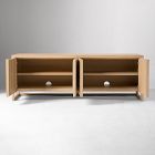 Kody Wood & Paper Cord Media Console (72")