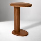 Cannellini Solid Wood C-Side Table (19")