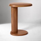 Cannellini Solid Wood C-Side Table (19")