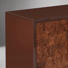 Roan Lacquer &amp; Burl Cabinet (37")