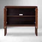 Roan Lacquer &amp; Burl Cabinet (37")