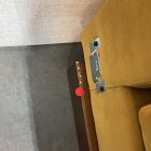 Open Box: Build Your Own - Harmony Extra Deep Sectional, Right-Arm 2 Seater Sofa - Performance Velvet Dijon, Dark Walnut Legs