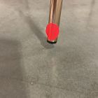 Open Box: Mid-Century Modern Petal Upholstered Dining Chair - Heathered Crosshatch Natural, Champagne Bronze Base