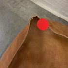 Open Box: Modern Lounger Ottoman - Vegan Leather Caramel