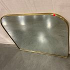Open Box: Streamline Metal Wide Arch Mantel Mirror - Antique Brass