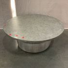Open Box: Tambor Indoor/Outdoor Round Coffee Table (40") - Gray Concrete