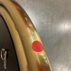 Open Box: Tubular Metal Wall Mirror, 30"W x 45"H - Antique Brass