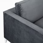 Harris Loft 3-Piece L-Shaped Sectional (105") - Metal Legs