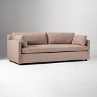 Light taupe/beige sofa with two back cushions and two arm cushions