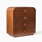 Kids Statement Knob Narrow 4-Drawer Dresser (36")