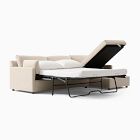 Marin 2-Piece Sleeper Sectional w/ Storage Chaise (111")