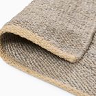Angled Modern Form Jute Rug