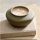 Charlie Ceramic Filled Candles - Smoked Woods