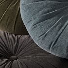 Classic Cotton Velvet Tufted Round Pillow