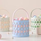 Easter Recycled Vegan Leather Basket