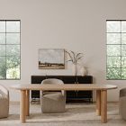 Kosciusko Oak Oval Dining Table (78"&ndash;96")