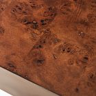 Parsons Burl Coffee Table (44")