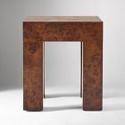 Parsons Burl Side Table (16")