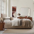 Colorblock Wool Bed Blanket